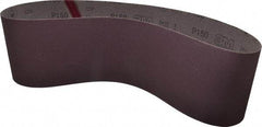 3M - 6" Wide x 48" OAL, 150 Grit, Aluminum Oxide Abrasive Belt - Aluminum Oxide, Very Fine, Coated, X Weighted Cloth Backing, Series 241D - Makers Industrial Supply