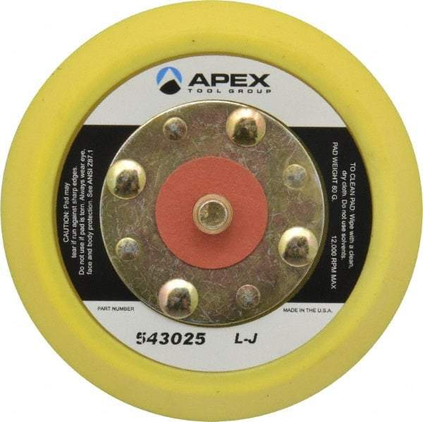 Cleco - 3-1/2" Diam Adhesive/PSA Disc Backing Pad - Hard Density, 13,000 RPM - Makers Industrial Supply