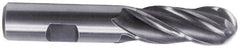 Hertel - 11mm Diam, 1" LOC, 4 Flute Cobalt Ball End Mill - Uncoated, Single End, 2-11/16" OAL, 3/8" Shank Diam - Makers Industrial Supply