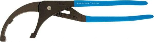 Channellock - 5-1/2" Max Diam, Adjustable Oil Filter Plier - 15" OAL, 5-1/2 Max Capacity, Oil Filter Plier - Makers Industrial Supply