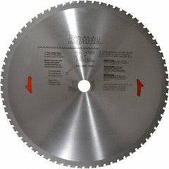 Porter-Cable - 14" Diam, 1" Arbor Hole Diam, 72 Tooth Wet & Dry Cut Saw Blade - Carbide-Tipped, Cutoff Action, Standard Round Arbor - Makers Industrial Supply