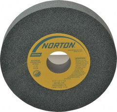 Norton - 6" Diam x 1-1/4" Hole x 1" Thick, I Hardness, 80 Grit Surface Grinding Wheel - Silicon Carbide, Type 1, Medium Grade, 4,140 Max RPM, Vitrified Bond, No Recess - Makers Industrial Supply