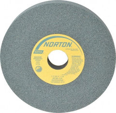 Norton - 7" Diam x 1-1/4" Hole x 3/4" Thick, J Hardness, 80 Grit Surface Grinding Wheel - Silicon Carbide, Type 1, Medium Grade, 3,600 Max RPM, Vitrified Bond, No Recess - Makers Industrial Supply