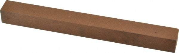 Norton - 6" Long x 5/8" Wide x 5/8" Thick, Aluminum Oxide Sharpening Stone - Square, Medium Grade - Makers Industrial Supply