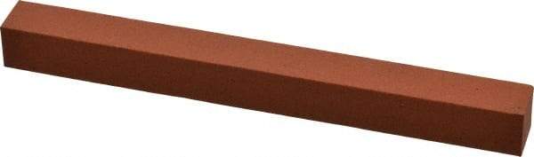 Norton - 6" Long x 5/8" Wide x 5/8" Thick, Aluminum Oxide Sharpening Stone - Square, Fine Grade - Makers Industrial Supply