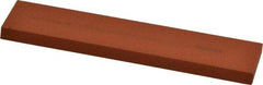 Norton - 5" Long x 1" Wide x 3/16" Thick, Aluminum Oxide Sharpening Stone - Rectangle, Fine Grade - Makers Industrial Supply