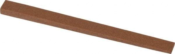 Norton - 4" Long x 5/16" Wide x 1/8" Thick, Aluminum Oxide Sharpening Stone - Taper, Medium Grade - Makers Industrial Supply