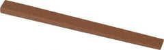 Norton - 4" Long x 5/16" Wide x 1/8" Thick, Aluminum Oxide Sharpening Stone - Taper, Medium Grade - Makers Industrial Supply