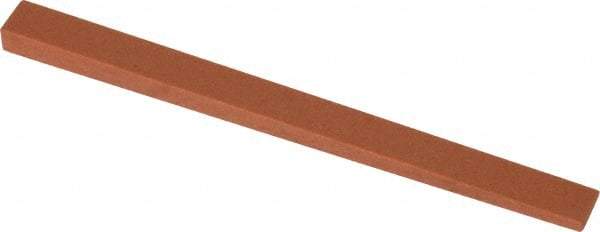 Norton - 4" Long x 5/16" Wide x 5/16" Thick, Aluminum Oxide Sharpening Stone - Taper, Fine Grade - Makers Industrial Supply