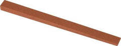 Norton - 4" Long x 5/16" Wide x 5/16" Thick, Aluminum Oxide Sharpening Stone - Taper, Fine Grade - Makers Industrial Supply