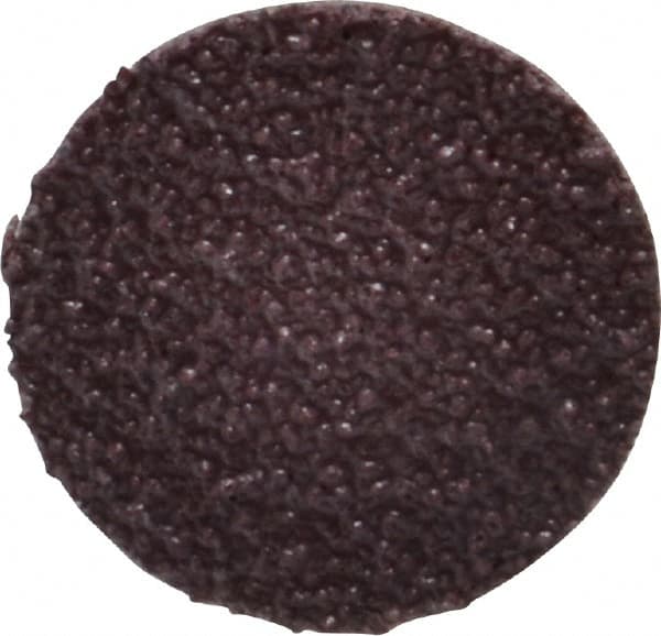 3M - 3/4" Diam, 60 Grit Aluminum Oxide Adhesive PSA Disc - Medium Grade, X Weighted Cloth Backing, For Bench Top Motors, Random Orbital Sanders - Makers Industrial Supply