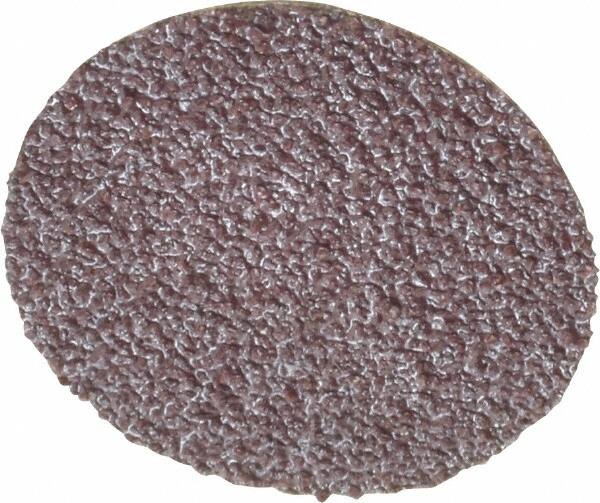 3M - 3/4" Diam, 80 Grit Aluminum Oxide Adhesive PSA Disc - Medium Grade, X Weighted Cloth Backing, For Bench Top Motors, Random Orbital Sanders - Makers Industrial Supply