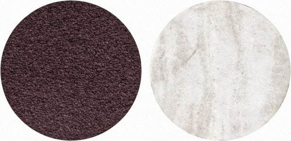 3M - 3/4" Diam, 150 Grit Aluminum Oxide Adhesive PSA Disc - Very Fine Grade, Maroon, X Weighted Backing, Flexible, Use with Random Orbital Sanders - Makers Industrial Supply