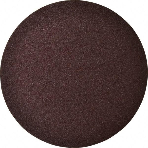 3M - 9" Diam, 36 Grit Aluminum Oxide Adhesive PSA Disc - Very Coarse Grade, Maroon, X Weighted Backing, Flexible, Use with Random Orbital Sanders - Makers Industrial Supply