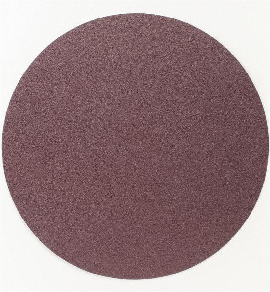 3M - 20" Diam, 40 Grit Aluminum Oxide Adhesive PSA Disc - Coarse Grade, X Weighted Cloth Backing, For Bench Top Motors, Random Orbital Sanders - Makers Industrial Supply