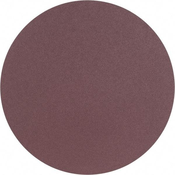 3M - 24" Diam, 80 Grit Aluminum Oxide Adhesive PSA Disc - Medium Grade, X Weighted Cloth Backing, For Bench Top Motors, Random Orbital Sanders - Makers Industrial Supply