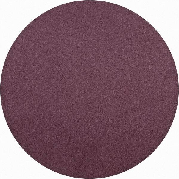 3M - 30" Diam, 60 Grit Aluminum Oxide Adhesive PSA Disc - Medium Grade, Maroon, X Weighted Backing, Flexible, Use with Random Orbital Sanders - Makers Industrial Supply