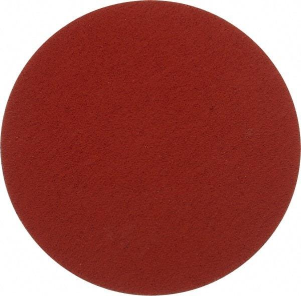 3M - 12" Diam, 36 Grit Ceramic Adhesive PSA Disc - Very Coarse Grade, Orange, YF Weighted Backing, Flexible, Use with Bench Top Motors - Makers Industrial Supply