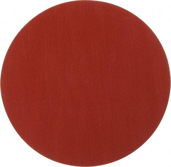 3M - 12" Diam, 60 Grit Ceramic Adhesive PSA Disc - Medium Grade, Orange, YF Weighted Backing, Flexible, Use with Bench Top Motors - Makers Industrial Supply