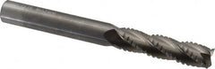 M.A. Ford - 7/16" Diam, 1-3/4" LOC, 4 Flute Solid Carbide Roughing & Finishing Square End Mill - Uncoated, 4" OAL, 7/16" Shank Diam, Straight Shank, 30° Helix, Centercutting, Extra Long Length - Makers Industrial Supply