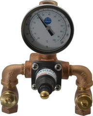 Bradley - Brass Water Mixing Valve & Unit - 7 GPM at 30 psi Flow Rate - Makers Industrial Supply