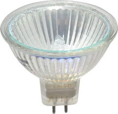 Value Collection - 50 Watt, 12 Volt, Halogen Miniature & Specialty MR16 Lamp - 2 Pin Base, 50 to 749 Equivalent Range, Warm (1,000 to 3,000), 1-7/8" OAL - Makers Industrial Supply