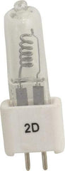 Value Collection - 360 Watt, 82 Volt, Halogen Miniature & Specialty T5 Lamp - 2 Pin Base, 50 to 749 Equivalent Range, Neutral (3,000 to 3,699), 3" OAL - Makers Industrial Supply