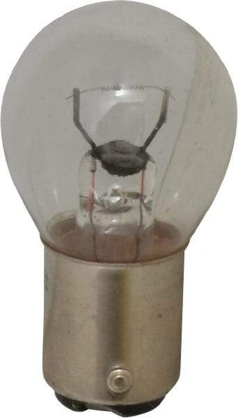 Value Collection - 15 Watt, Incandescent Miniature & Specialty S8 Lamp - Bayonet Base, 5 to 49 Equivalent Range, Warm (1,000 to 3,000), Dimmable, 1" OAL - Makers Industrial Supply