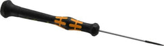 Wera - Electronic/Electrostatic Slotted Screwdriver - Round Shank, Ergonomic Handle - Makers Industrial Supply