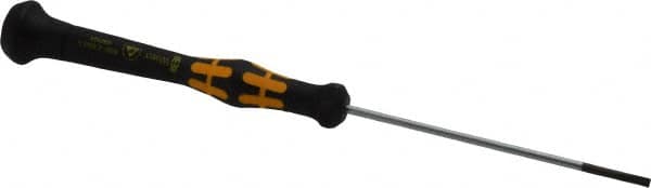 Wera - Electronic/Electrostatic Slotted Screwdriver - Round Shank, Ergonomic Handle - Makers Industrial Supply