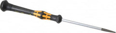 Wera - Electronic/Electrostatic Slotted Screwdriver - Round Shank, Ergonomic Handle - Makers Industrial Supply