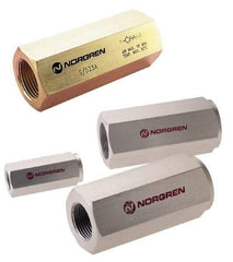 Norgren - 1-1/2" NPT High Flow Air Fuse - 0 to 232 psi, Shutoff Valve & Aluminum Material - Makers Industrial Supply