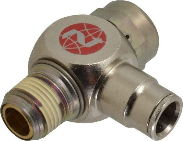 Norgren - 1/2" Tube x 1/2" NPTF Pilot Operated Check Valve - 15 to 150 psi & Brass Material - Makers Industrial Supply