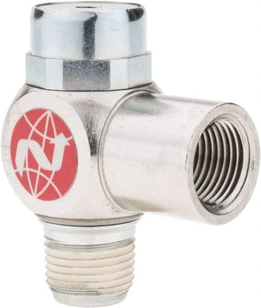 Norgren - 3/8" NPTF x 3/8" NPTF Pilot Operated Check Valve - 15 to 150 psi & Brass Material - Makers Industrial Supply