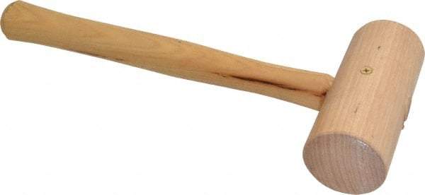 Garland - 1-1/4 Lb Head Wooden Mallet - 13-1/2" Long Wood Handle - Makers Industrial Supply