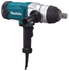 Makita - 1" Drive, 738 Ft/Lb Torque, Pistol Grip Handle, 1,400 RPM, Impact Wrench - 12 Amps, 120 Volts - Makers Industrial Supply