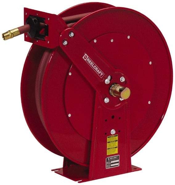Reelcraft - 75' Spring Retractable Hose Reel - 300 psi, Hose Included - Makers Industrial Supply