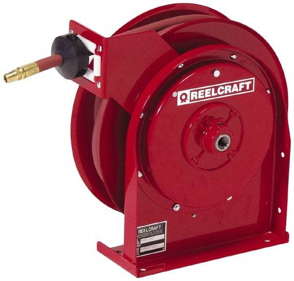 Reelcraft - 50' Spring Retractable Hose Reel - 300 psi, Hose Included - Makers Industrial Supply