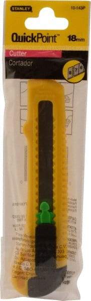 Stanley - 1-1/8" Blade, Pocket & Folding Knife - Makers Industrial Supply