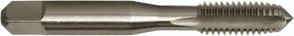 Vermont Tap & Die - 7/8-14 UNF 2/3B 4 Flute Bright Finish High Speed Steel Straight Flute Standard Hand Tap - Plug, Right Hand Thread, 4-11/16" OAL, 2-7/32" Thread Length, H4 Limit, Oversize - Makers Industrial Supply