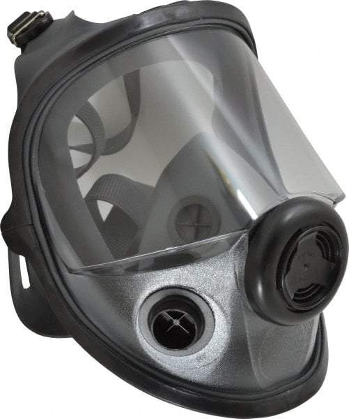 North - Series 5400, Size M/L Full Face Respirator - 4-Point Suspension, Threaded Connection - Makers Industrial Supply