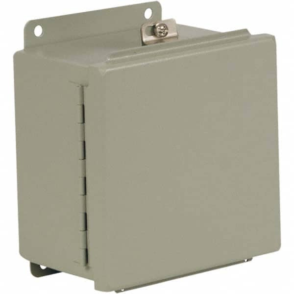 Wiegmann - NEMA 4 Steel Standard Enclosure with Continuous Hinge Cover - Makers Industrial Supply