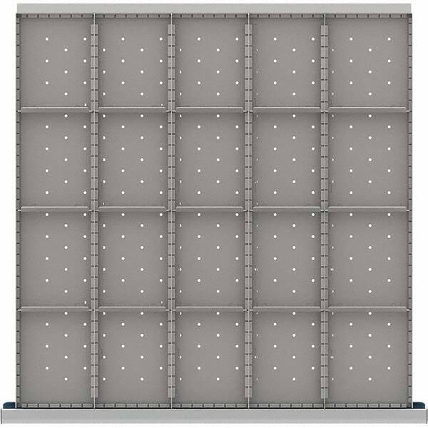 LISTA - 20-Compartment Drawer Divider Layout for 3.15" High Drawers - Makers Industrial Supply