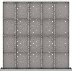 LISTA - 20-Compartment Drawer Divider Layout for 3.15" High Drawers - Makers Industrial Supply