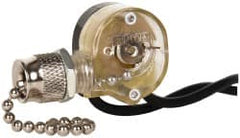 Pass & Seymour - 1 Pole Canopy Pull Appliance Switch - 6 Amps at 125 Volts, 3 Amps at 250 Volts, On-Off Sequence - Makers Industrial Supply