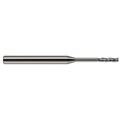 Harvey Tool - 0.01", 0.05" LOC, 1/8" Shank Diam, 2-1/2" OAL, 3 Flute Solid Carbide Square End Mill - Exact Industrial Supply