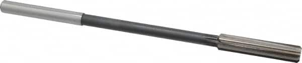 Interstate - 0.387" High Speed Steel 6 Flute Chucking Reamer - Straight Flute, 0.3105" Straight Shank - Makers Industrial Supply