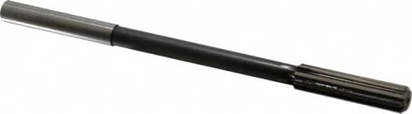 Interstate - 0.43" High Speed Steel 8 Flute Chucking Reamer - Straight Flute, 0.373" Straight Shank - Makers Industrial Supply