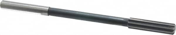 Interstate - 0.435" High Speed Steel 8 Flute Chucking Reamer - Straight Flute, 0.373" Straight Shank - Makers Industrial Supply