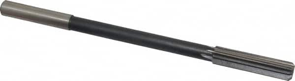 Interstate - 0.49" High Speed Steel 8 Flute Chucking Reamer - Straight Flute, 0.4355" Straight Shank - Makers Industrial Supply